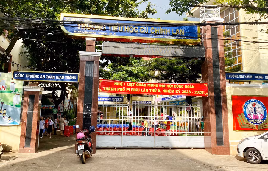 Năm học 2022-2023, Trường Tiểu học Cù Chính Lan có 9 học sinh ở tất cả các khối lớp chưa hoàn thành môn Âm nhạc. Ảnh: Thi Sang