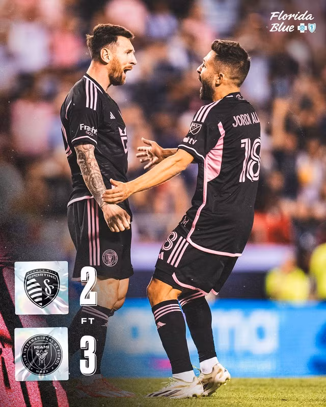 Messi và đồng đội ngược dòng 3-2 trên sân khách (Ảnh: CLB)