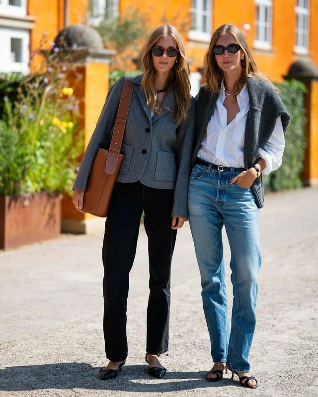 Áo khoác vải tweed, áo cardigan giúp tín đồ thời trang nâng cấp diện mạo sang chảnh chuẩn xu hướng thu đông. Ảnh: @despi_naka