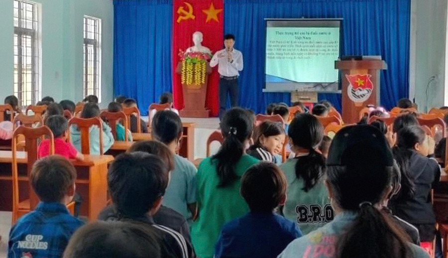 Quang cảnh buổi tập huấn. Ảnh: Thúy Ngọ Quang cảnh buổi tập huấn. Ảnh: Thúy Ngọ