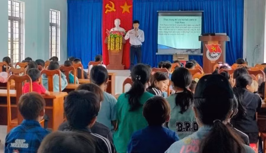 Quang cảnh buổi tập huấn. Ảnh: Thúy Ngọ