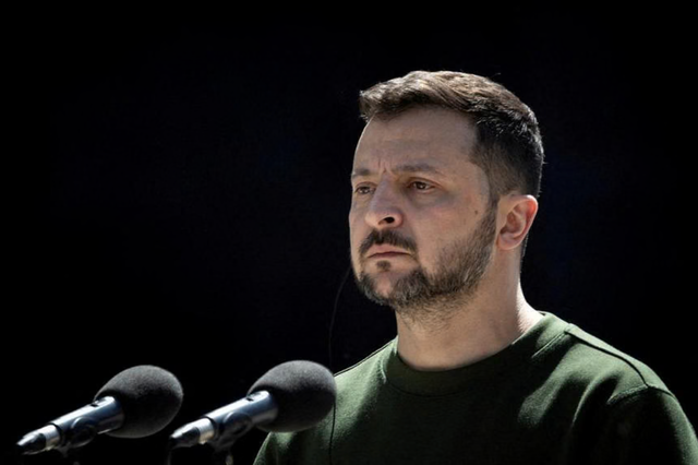 Tổng thống Ukraine Volodymyr Zelenskiy. Ảnh: Reuters Tổng thống Ukraine Volodymyr Zelenskiy. Ảnh: Reuters