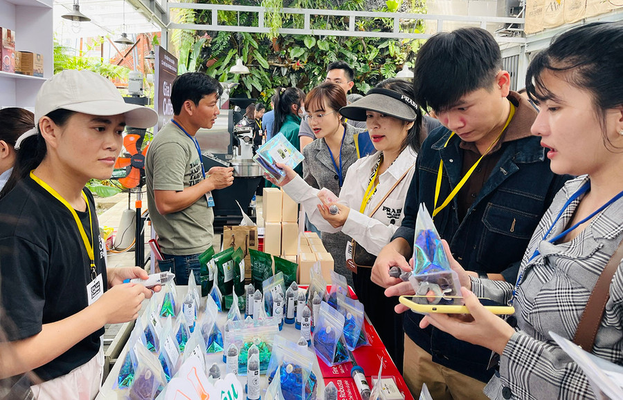 Các hoạt động tại sự kiện đã lan tỏa được hương vị cà phê đặc trưng của vùng đất Gia Lai. Ảnh: T.D Các hoạt động tại sự kiện đã lan tỏa được hương vị cà phê đặc trưng của vùng đất Gia Lai. Ảnh: T.D