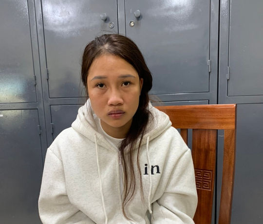 Bị can Bùi Thị Trang tại cơ quan công an. Ảnh: Công an cung cấp Bị can Bùi Thị Trang tại cơ quan công an. Ảnh: Công an cung cấp