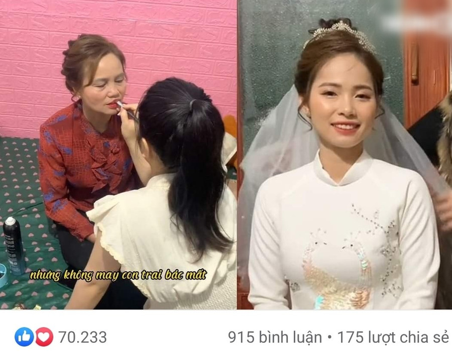 Câu chuyện người mẹ gả con dâu đi lấy chồng mới đã gây &quot;bão&quot; mạng xã hội. Ảnh: chụp màn hình.