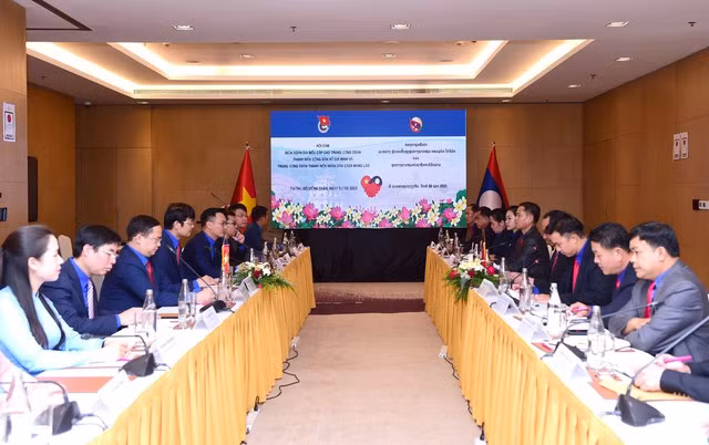 Toàn cảnh buổi hội đàm. Ảnh: XUÂN TÙNG