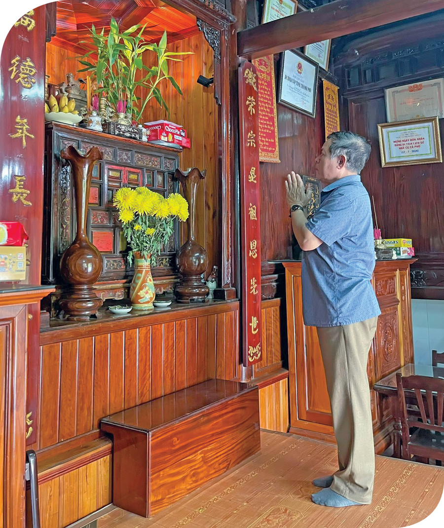 Khu tưởng niệm thờ cụ Phan Thêm. Ảnh: Hoàng Dũng Khu tưởng niệm thờ cụ Phan Thêm. Ảnh: Hoàng Dũng