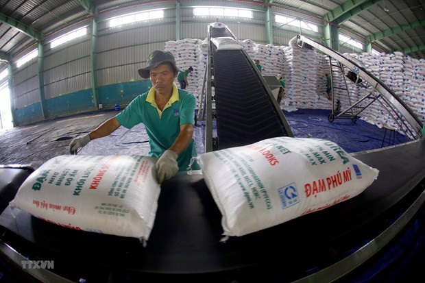 Sản phẩm đạm Phú Mỹ của PVFCCo. (Ảnh: Huy Hùng/TTXVN) Sản phẩm đạm Phú Mỹ của PVFCCo. (Ảnh: Huy Hùng/TTXVN)