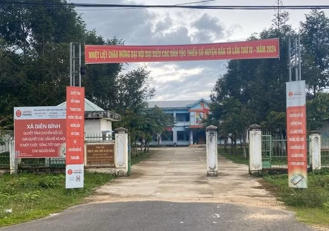 Trụ sở UBND xã Diên Bình, nơi ông Nguyễn Hồng Linh công tác. Ảnh CTV