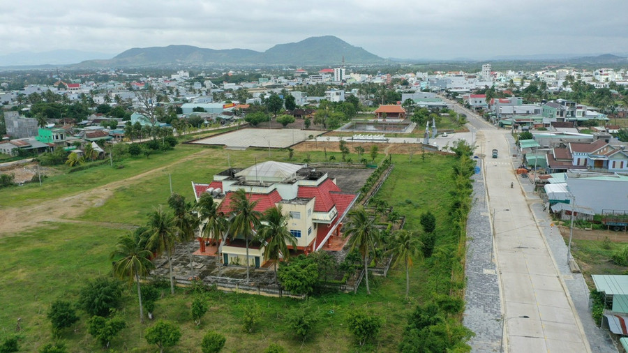 Khu di tích lịch sử Tây Sơn Thượng đạo (thị xã An Khê) nhìn từ trên cao. Ảnh: Ngọc Minh
