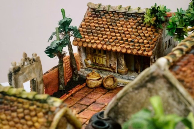 Bánh trung thu mang đậm cảm hứng "Hồi ức về làng quê Bắc Bộ". Bánh trung thu mang đậm cảm hứng "Hồi ức về làng quê Bắc Bộ".