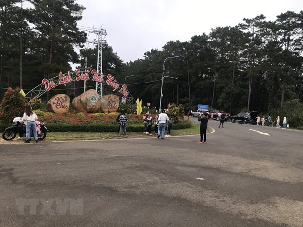 Khu Du lịch sinh thái Măng Đen. (Ảnh: Khoa Chương/TTXVN)