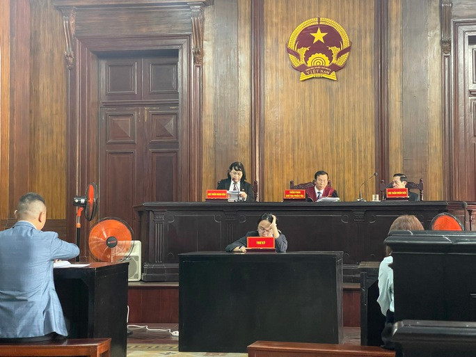 Đại gia Đức An thua kiện, buộc chia gần 200 tỉ đồng cho vợ cũ - Ảnh 1. Quang cảnh phiên xét xử