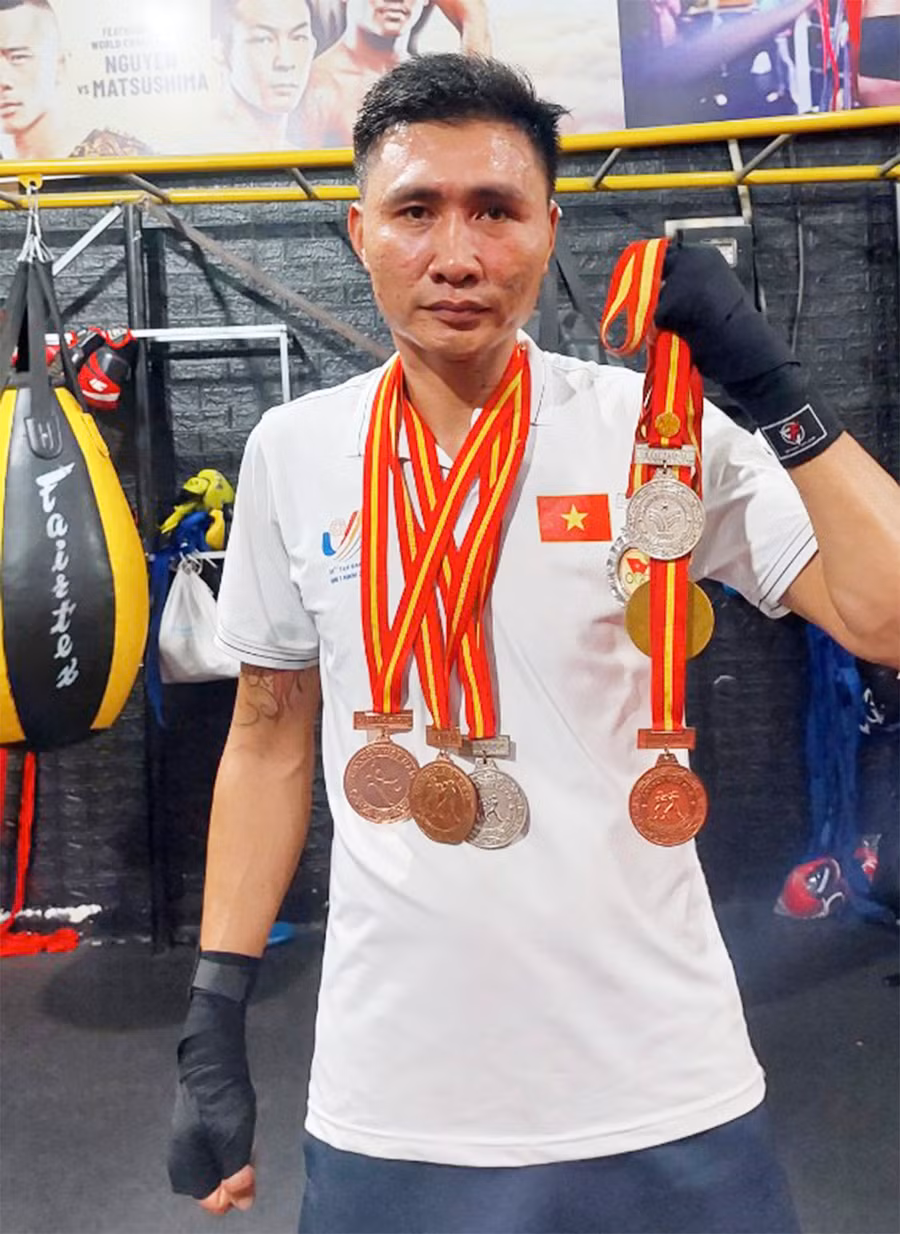 Thái Văn Lâm chính là võ sĩ Quyền Anh Gia Lai giàu thành tích nhất. Ảnh: Văn Ngọc