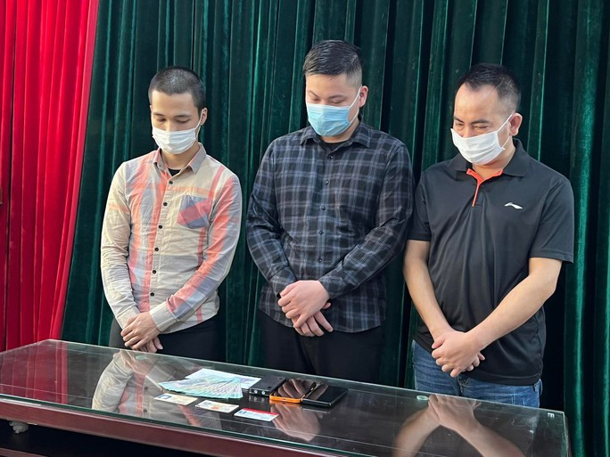 Các bị can tại Cơ quan An ninh điều tra