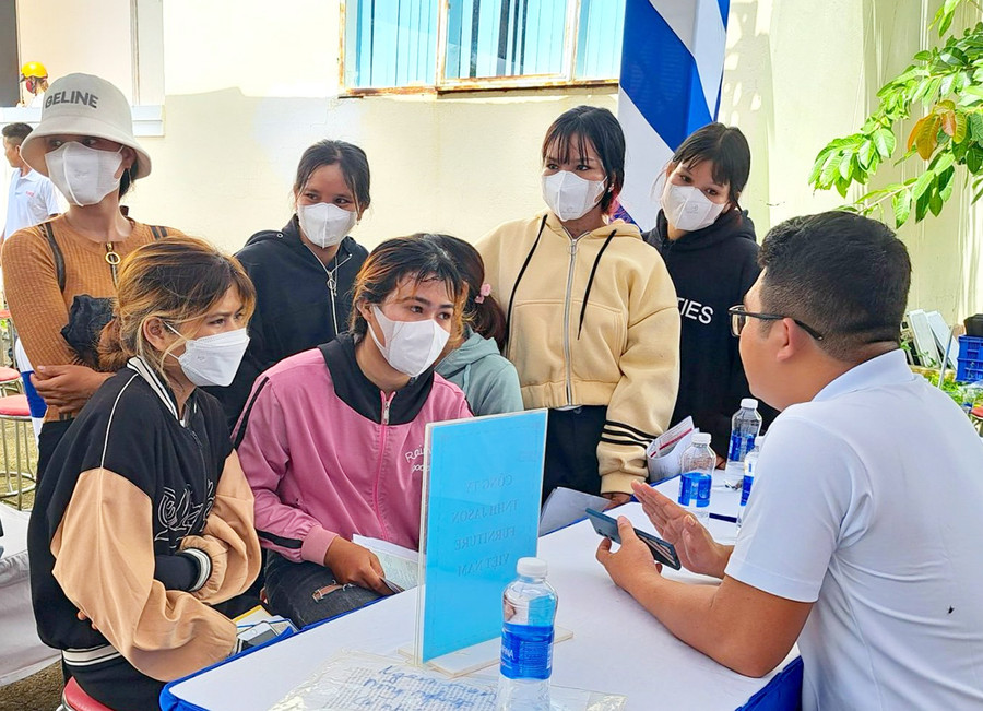 Những năm qua, Trung tâm Dịch vụ việc làm tỉnh Gia Lai đã trở thành “cầu nối” giữa doanh nghiệp và người lao động (ảnh đơn vị cung cấp).