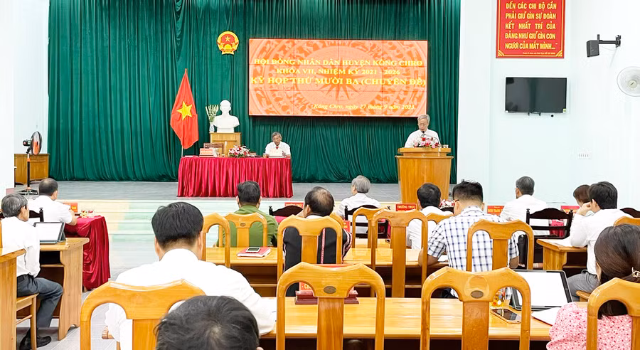 Quang cảnh kỳ họp. Ảnh: Phương Liên