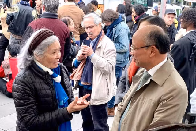 Đại sứ Việt Nam tại Pháp Đinh Toàn Thắng và bà Trần Tố Nga