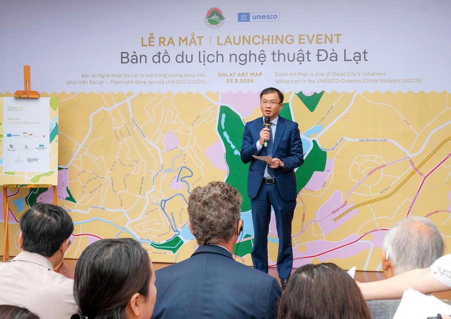 Ông Đặng Quang Tú - Chủ tịch UBND TP Đà Lạt, chia sẻ về quá trình xây dựng Bản đồ Du lịch Nghệ thuật Đà Lạt Ông Đặng Quang Tú - Chủ tịch UBND TP Đà Lạt, chia sẻ về quá trình xây dựng Bản đồ Du lịch Nghệ thuật Đà Lạt