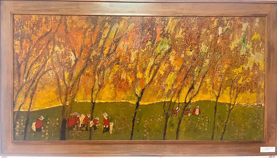 Tác phẩm “Nắng thu” (Hồ Thị Xuân Thu) Tác phẩm “Nắng thu” (Hồ Thị Xuân Thu)