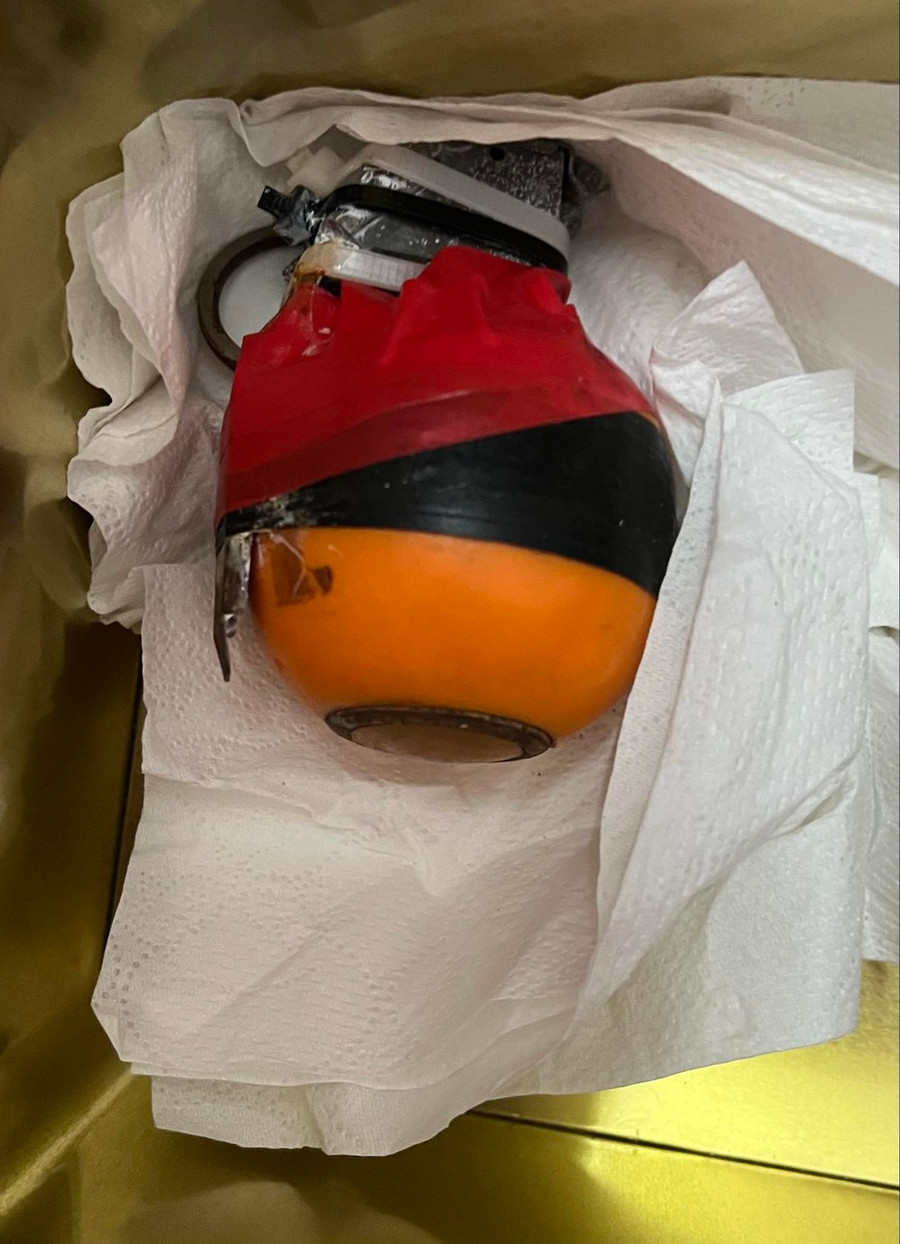 Lựu đạn thu giữ Lựu đạn thu giữ