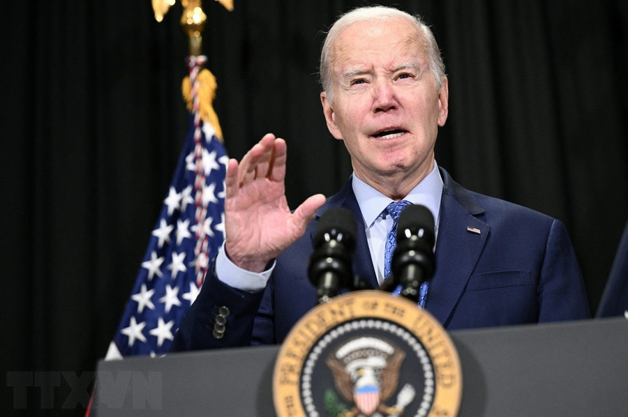 Tổng thống Mỹ Joe Biden. (Nguồn: AFP/TTXVN) Tổng thống Mỹ Joe Biden. (Nguồn: AFP/TTXVN)