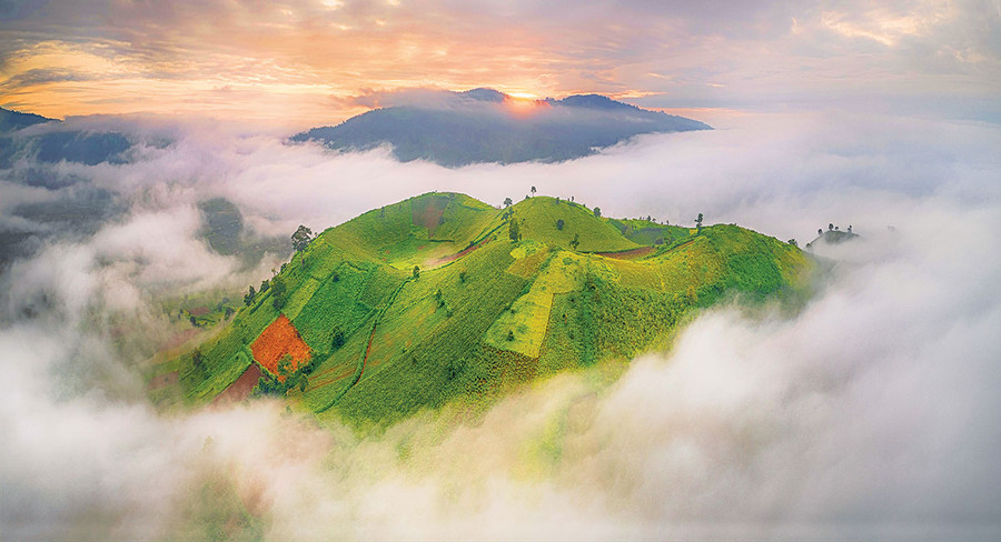 Núi lửa Chư Đang Ya (huyện Chư Păh). Ảnh: Phan Nguyên Núi lửa Chư Đang Ya (huyện Chư Păh). Ảnh: Phan Nguyên