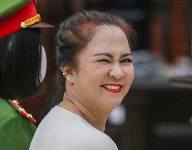 Bà Nguyễn Phương Hằng khi tại phiên tòa Ảnh: tư liệu Bà Nguyễn Phương Hằng khi tại phiên tòa Ảnh: tư liệu