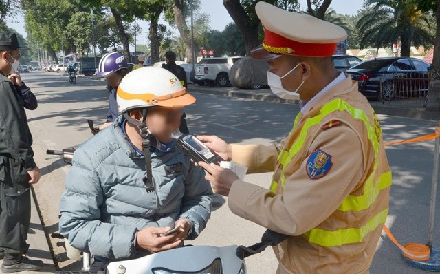 5.589 trường hợp vi phạm nồng độ cồn bị xử lý trong ngày mùng 3 Tết