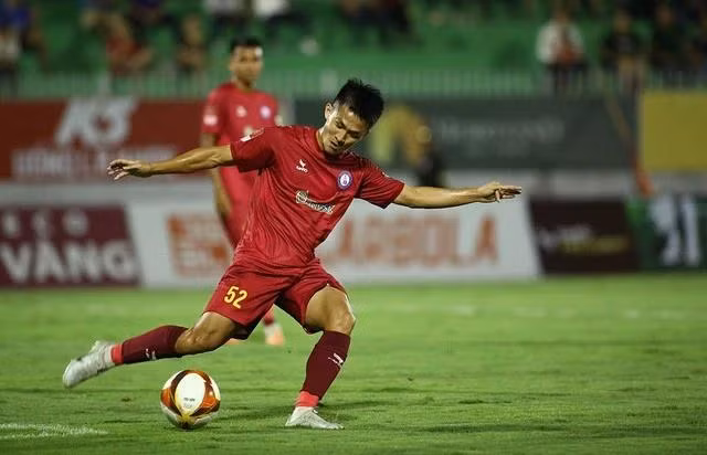 CLB Khánh Hòa tụt sâu ở đáy bảng xếp hạng V-League 2023-2024. ẢNH: VPF