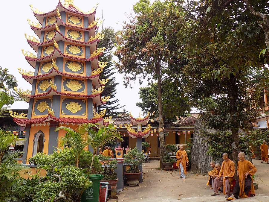 Bảo tháp thờ cố Trưởng lão Hoà thượng Thích Giác Phúc trong khuôn viên Tịnh xá Ngọc Phúc TP. Pleiku. Ảnh: Thanh Nhật Bảo tháp thờ cố Trưởng lão Hoà thượng Thích Giác Phúc trong khuôn viên Tịnh xá Ngọc Phúc TP. Pleiku. Ảnh: Thanh Nhật