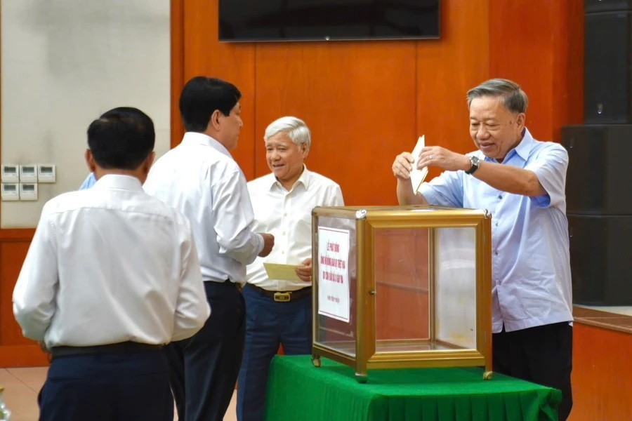 Tổng Bí thư, Chủ tịch nước Tô Lâm tại lễ phát động. (Nguồn: Vietnam+) Tổng Bí thư, Chủ tịch nước Tô Lâm tại lễ phát động. (Nguồn: Vietnam+)
