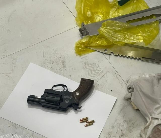 Khẩu súng Trường dùng chống trả lực lượng công an. ẢNH: NGUYỄN TÚ