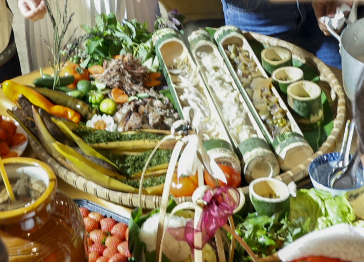 Các món ăn truyền thống của đội thi xã Lát đoạt giải nhất Liên hoan ẩm thực Các món ăn truyền thống của đội thi xã Lát đoạt giải nhất Liên hoan ẩm thực