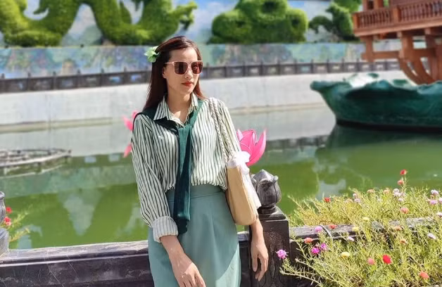 Cô Hoàng Minh Diệp đời thường Cô Hoàng Minh Diệp đời thường