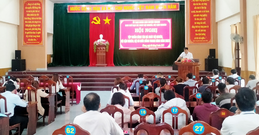 Quang cảnh buổi tập huấn. Ảnh: Hồng Hạnh Quang cảnh buổi tập huấn. Ảnh: Hồng Hạnh