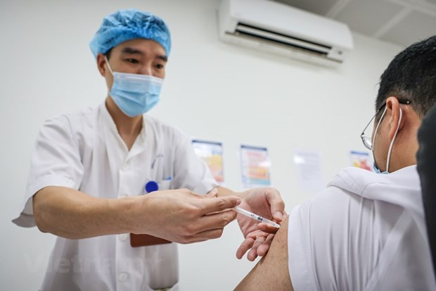 Tiêm vaccine ngừa COVID-19. (Nguồn: Vietnam+) Tiêm vaccine ngừa COVID-19. (Nguồn: Vietnam+)