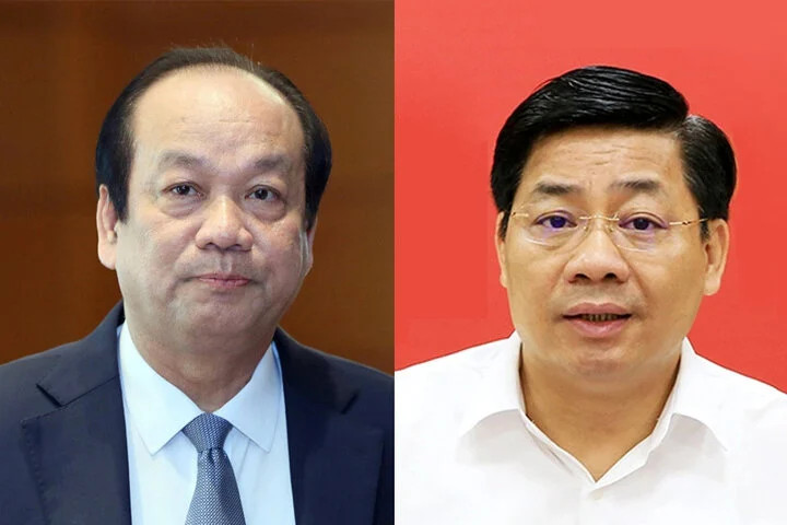 Ông Mai Tiến Dũng (trái) và ông Dương Văn Thái. Ông Mai Tiến Dũng (trái) và ông Dương Văn Thái.