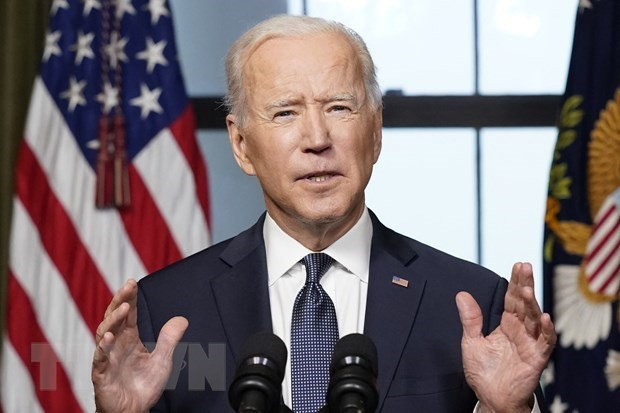Tổng thống Mỹ Joe Biden. (Nguồn: AFP/TTXVN) Tổng thống Mỹ Joe Biden. (Nguồn: AFP/TTXVN)