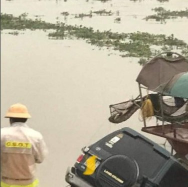 Hiện trường vụ tai nạn. Ảnh: C.H