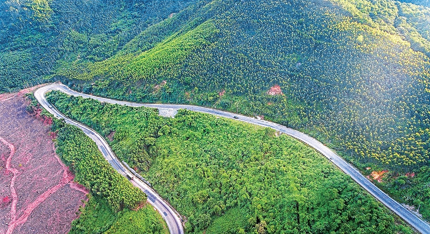 Đèo An Khê. Ảnh: Phan Nguyên