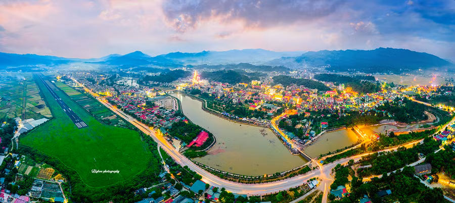 Toàn cảnh thành phố Điện Biên Phủ. Ảnh nguồn Sở VH-TT và DL tỉnh Điện Biên