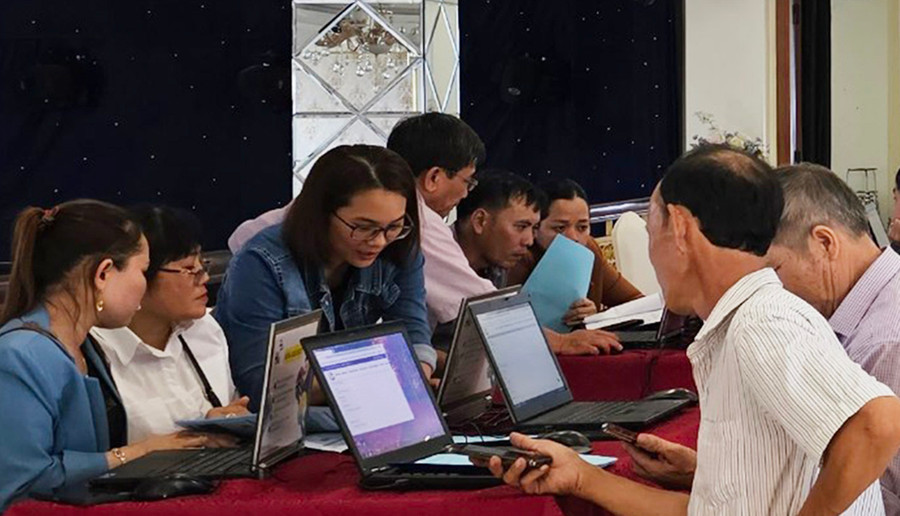 Quang cảnh lớp tập huấn. Ảnh: Mỹ Đức Quang cảnh lớp tập huấn. Ảnh: Mỹ Đức