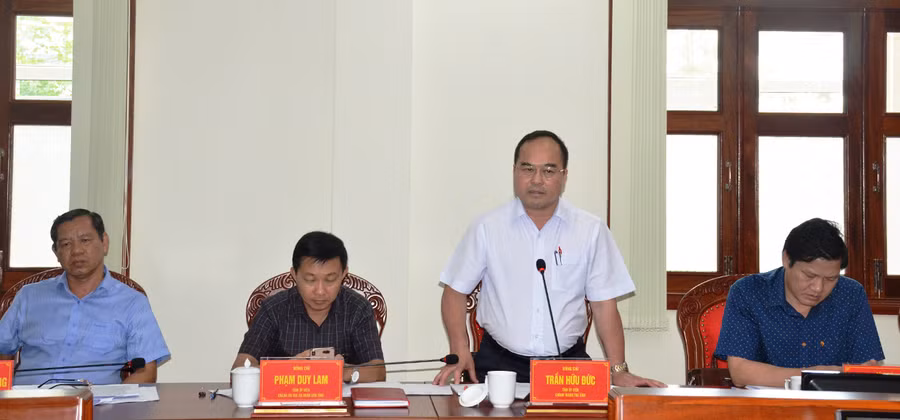 Chánh Thanh tra tỉnh Trần Hữu Đức cho rằng: Kê khai tài sản là một trong những giải pháp quan trọng để phát hiện và phòng ngừa tham nhũng. Ảnh: Vĩnh Hoàng