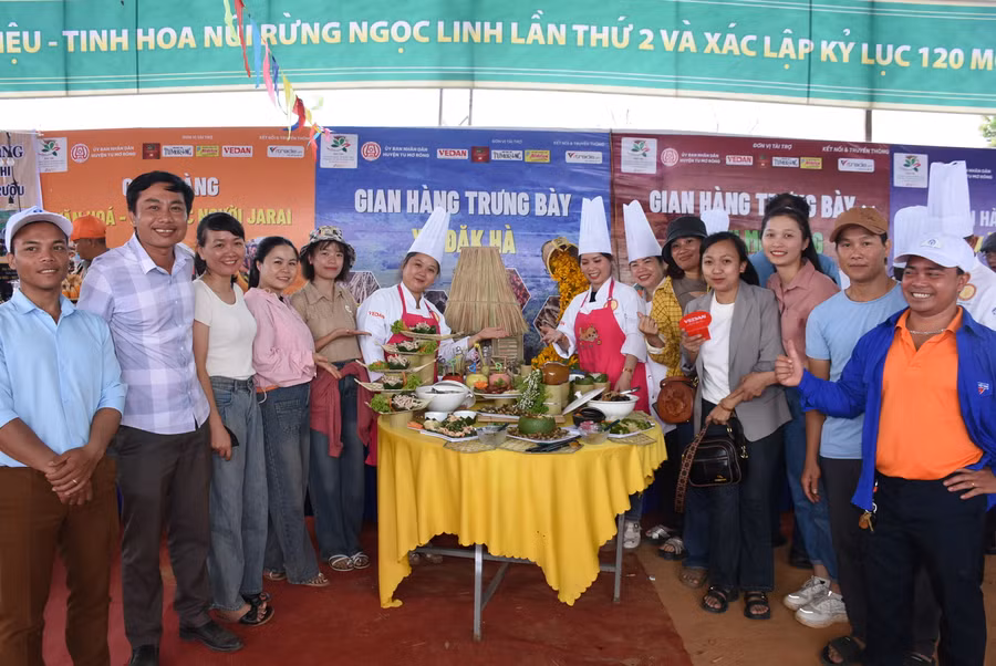 Đội Đăk Hà đạt giải Nhất. Ảnh: PN