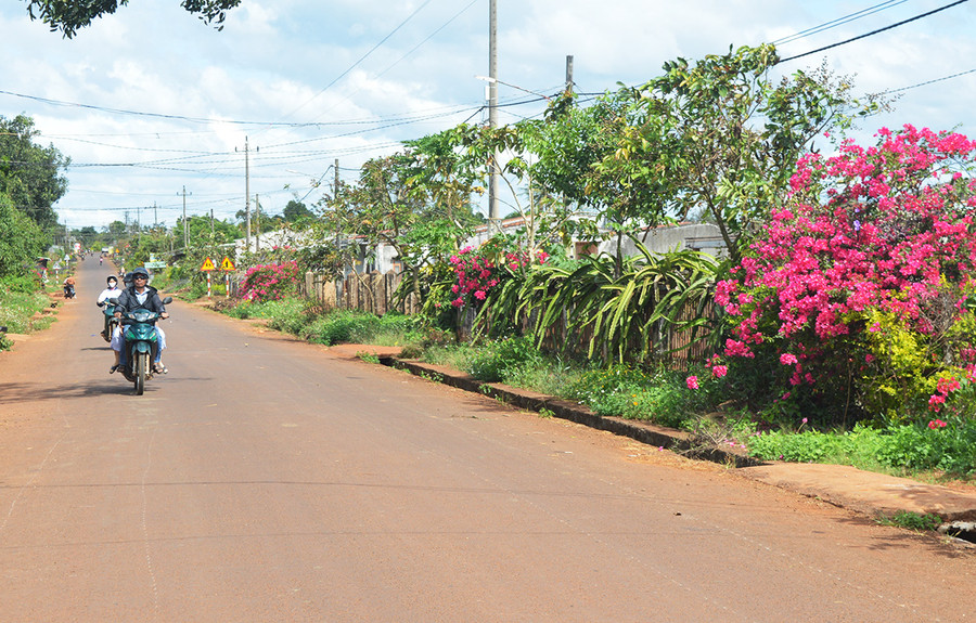 Phát huy tinh thần đoàn kết, người dân ở nhiều nơi đã và đang chung sức xây dựng các tuyến đường sáng-xanh-sạch-đẹp. Ảnh: Phương Dung Phát huy tinh thần đoàn kết, người dân ở nhiều nơi đã và đang chung sức xây dựng các tuyến đường sáng-xanh-sạch-đẹp. Ảnh: Phương Dung