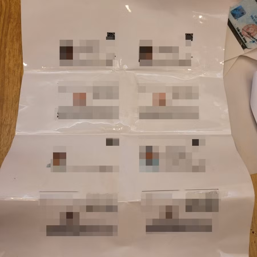 Tang vật thu giữ.