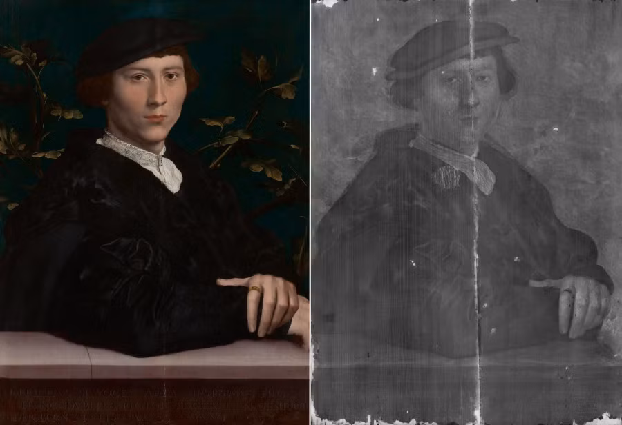 Thương gia Derich Born trong tranh của họa sĩ Hans Holbein "con" đã được làm thon gọn gò má. Ảnh: ROYAL COLLECTION TRUST