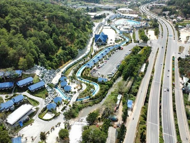 Dự án mở rộng, nâng cấp thác Prenn. Ảnh: BÁ DUY Dự án mở rộng, nâng cấp thác Prenn. Ảnh: BÁ DUY