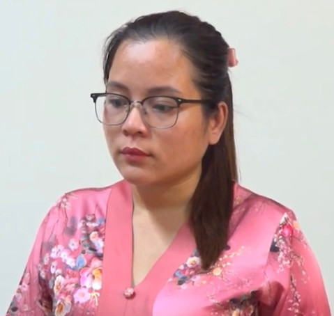 Bị can Phạm Mỹ Nhiên được tại ngoại để phục vụ điều tra do đang mang thai. Ảnh CACC Bị can Phạm Mỹ Nhiên được tại ngoại để phục vụ điều tra do đang mang thai. Ảnh CACC